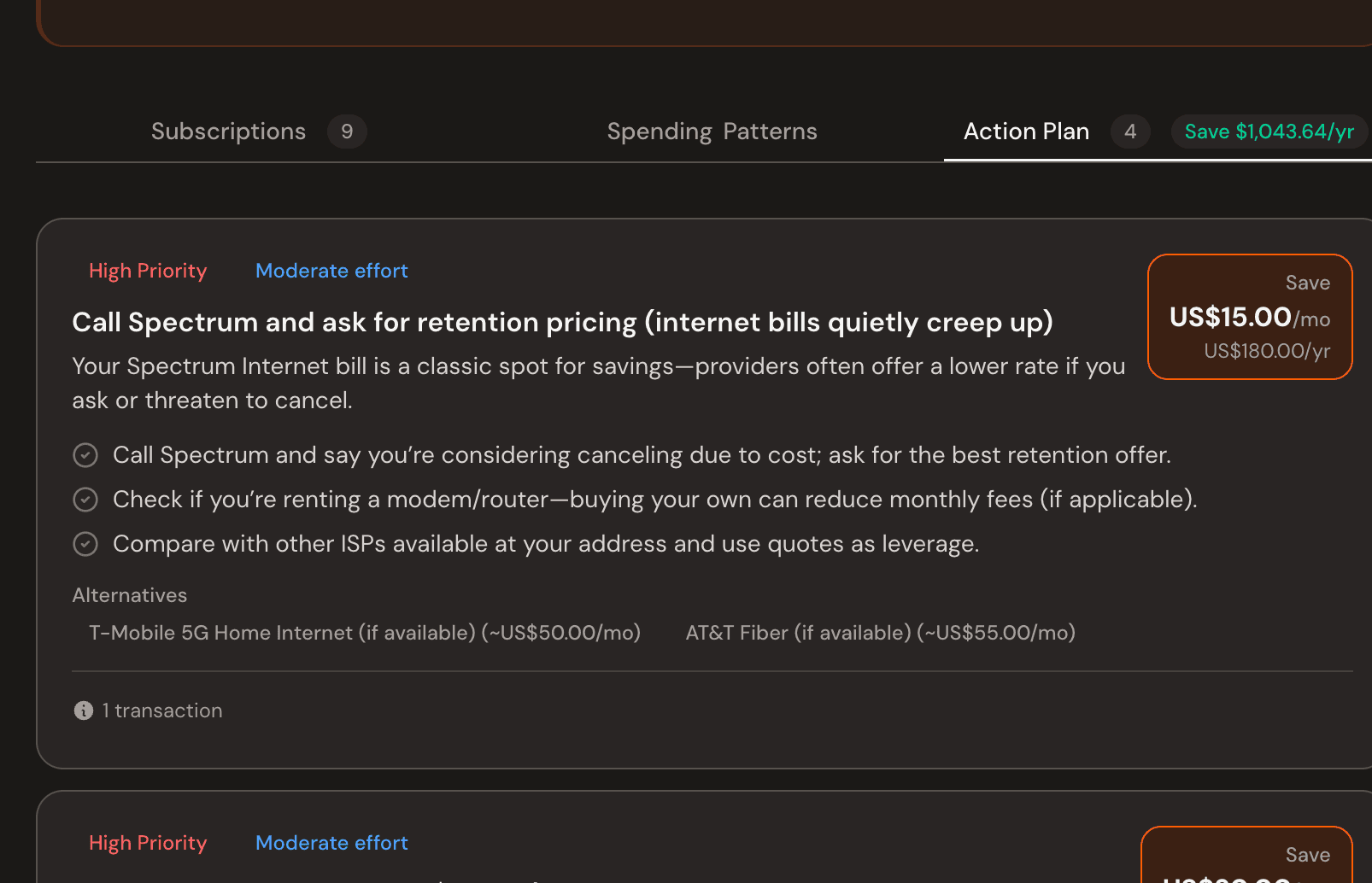 Report preview: Action Plan